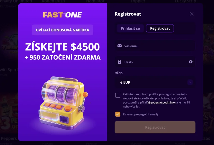 fastone casino registrace