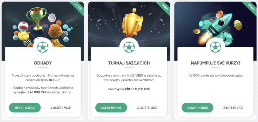 ivibet sázkovka bonusy