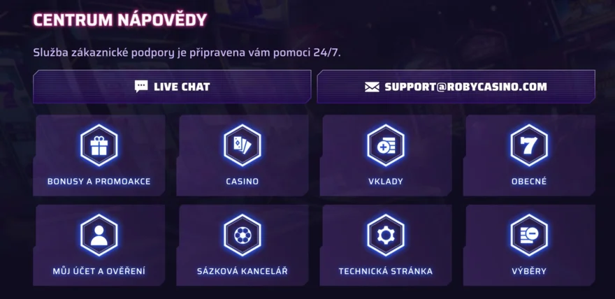 roby casino faqs