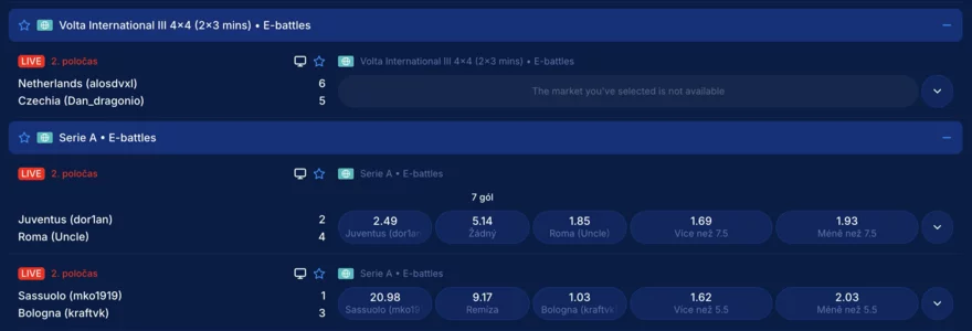 boomerang bet live sázení