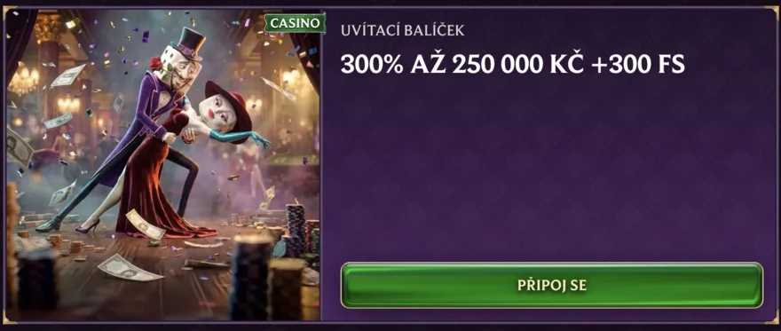 dice palace uvítací bonus