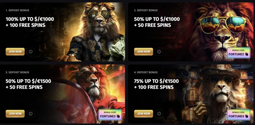 fortuneplay uvitací bonusy