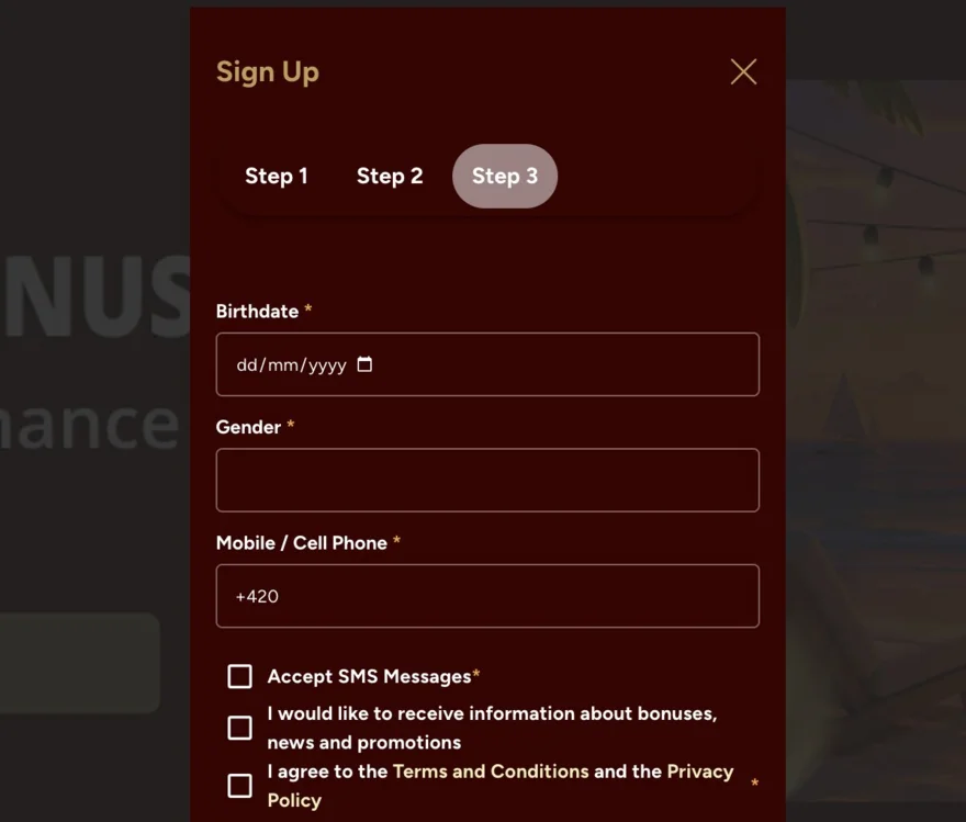 golden euro casino sign up
