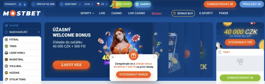 mostbet MS hokej sazkovky