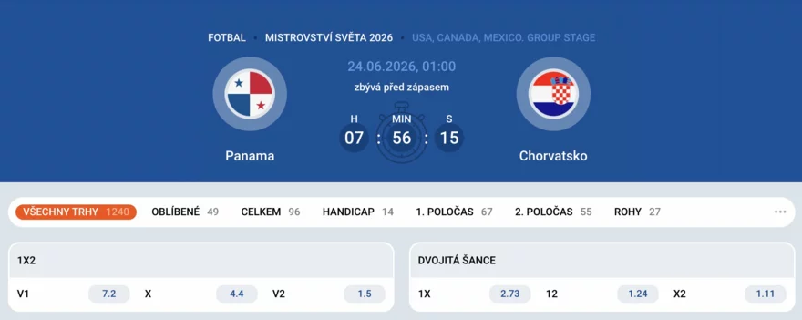 panama vs chorvatsko