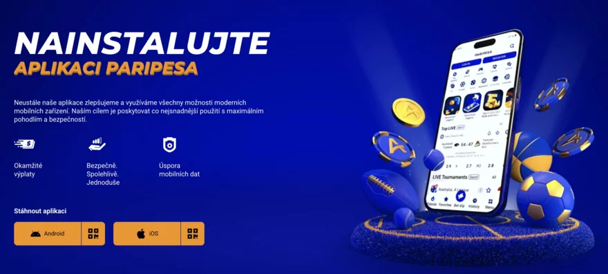 paripesa aplikace