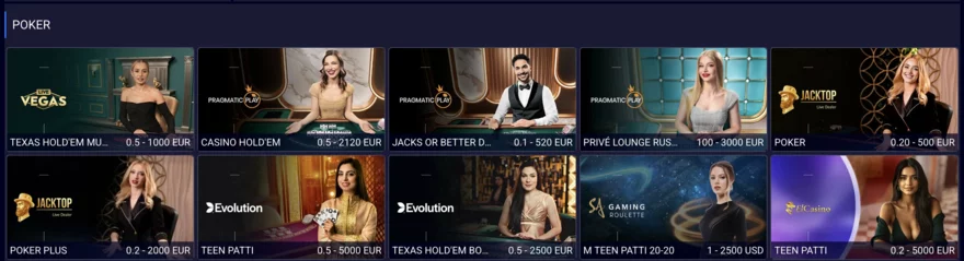 poker casino spinbetter