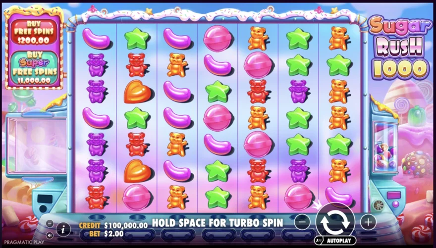 sugar rush 1000 demo automaty