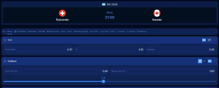 svycarsko kanada ms fotbal 2026 boomerang
