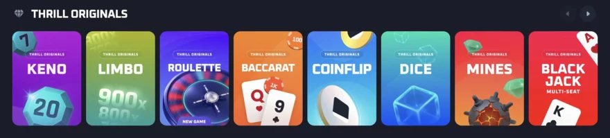 thrill casino thrill originals