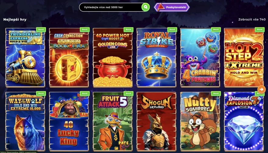 wazamba casino hry