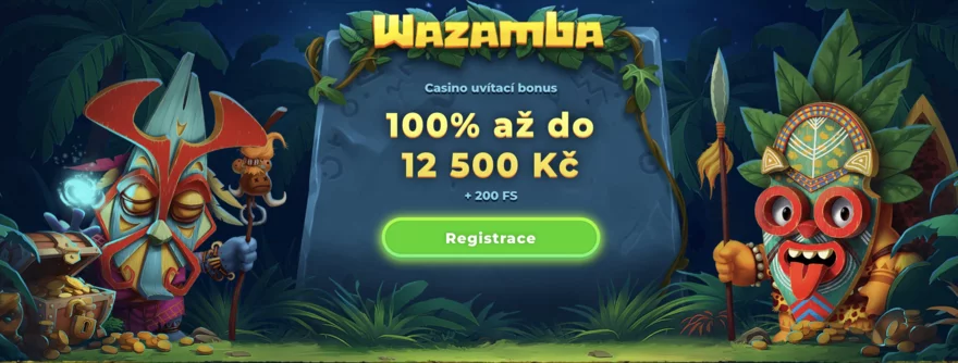 wazamba vstupní bonus
