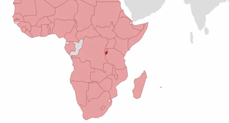 Burundi – mapa