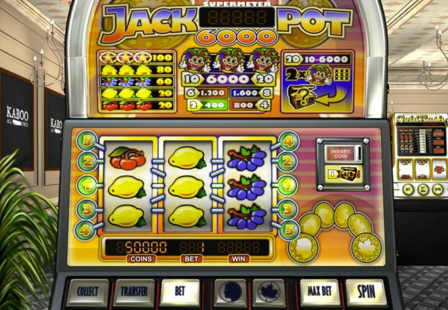 Výherní automat Jackpot 6000