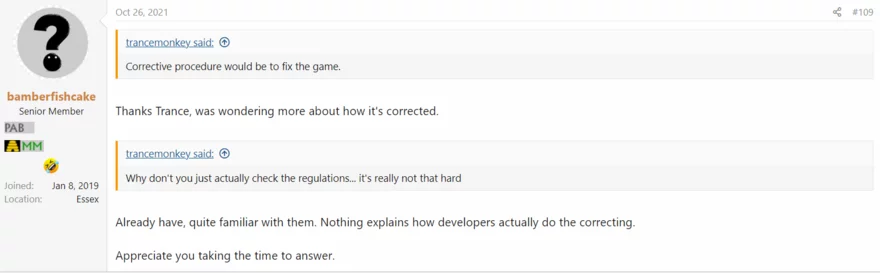 Casino fórum vlákno - příspěvek