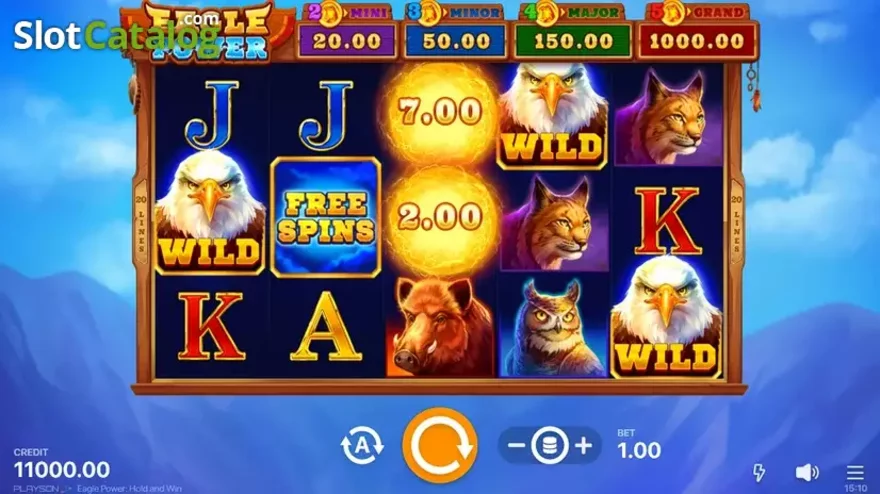 Výherní automat Eagle Power: Hold and Win