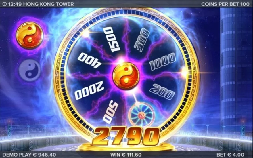 Kolo štěstí online v Hong Kong Tower