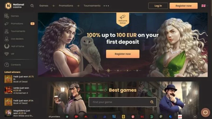 National Casino - home page