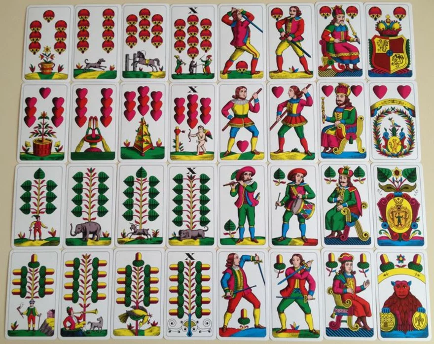 Hrací karty - vyložené