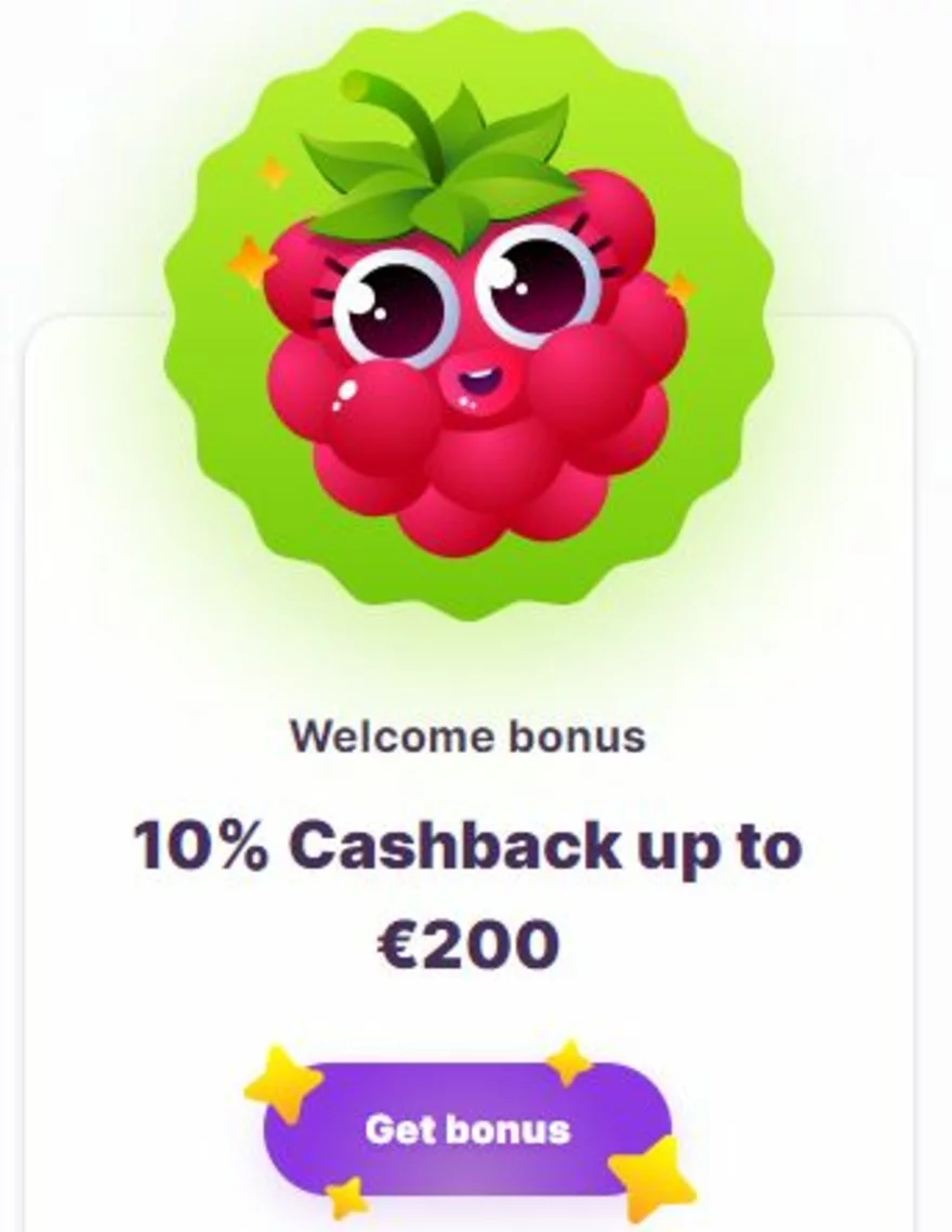 Rapsberry welcome bonus
