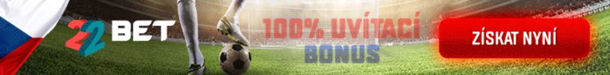 Vstupní bonus u 22bet