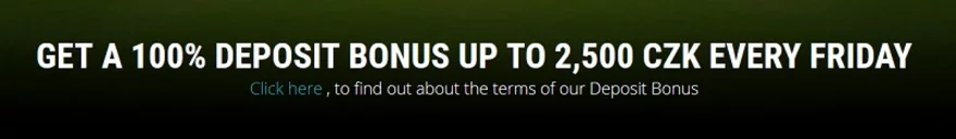 100% páteční reload bonus