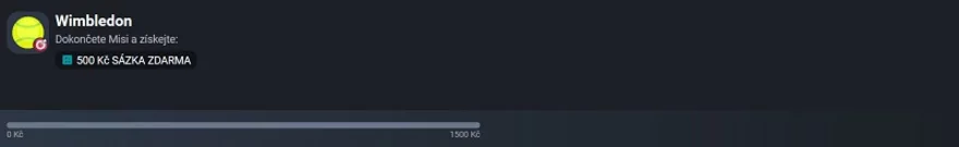 3. krok Mise Wimbledon