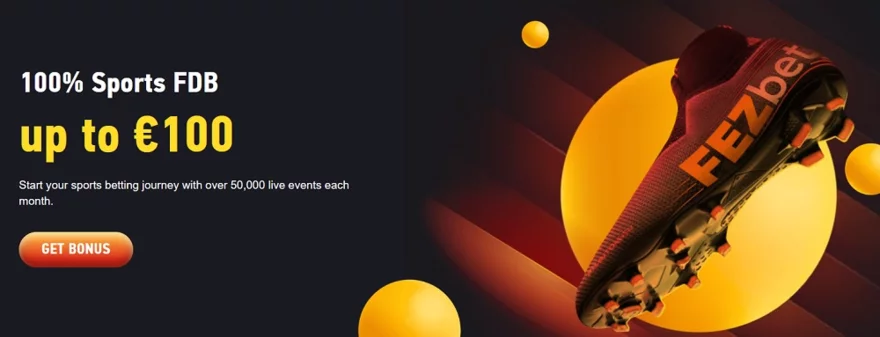 Vstupní bonus v sázkové kanceláři FEZbet