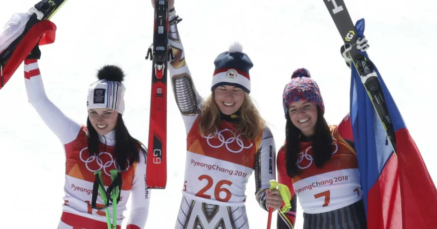 Zlatá Ester Ledecká na ZOH 2018 v Pchjongčchangu