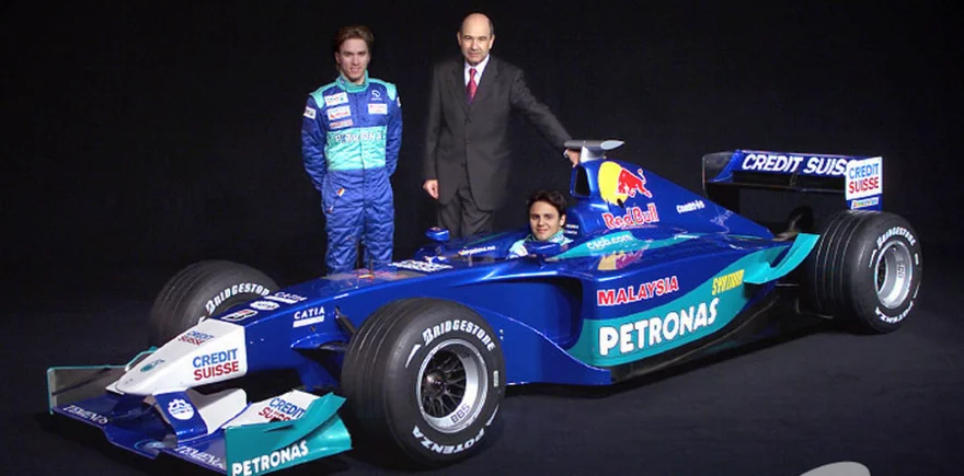 Massa s Nickem Heidfeldem a Peterem Sauberem