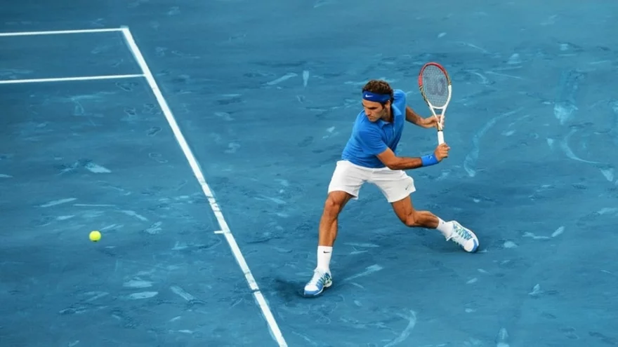 Vítěz z roku 2012 na modré antuce Federer