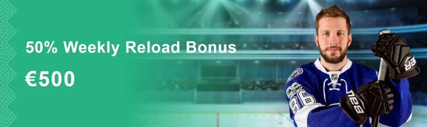 50% Weekly Reload Bonus