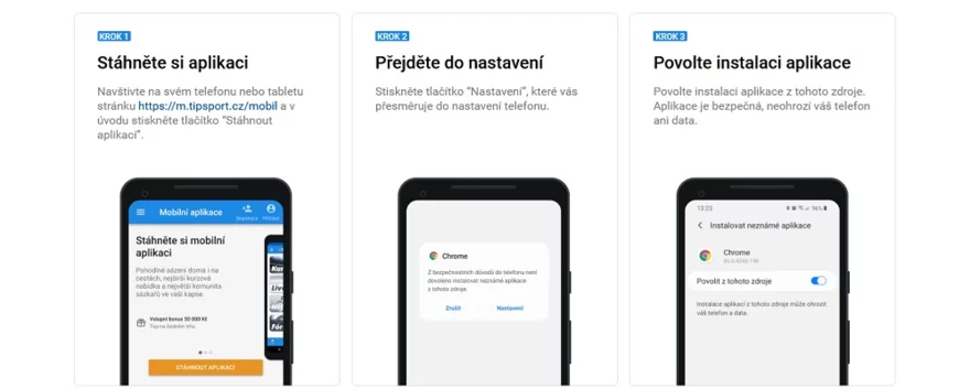 Jak stáhnout aplikaci