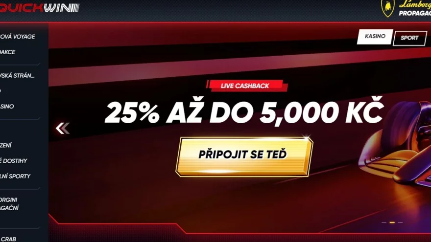 Live cashback u QuickWin casina