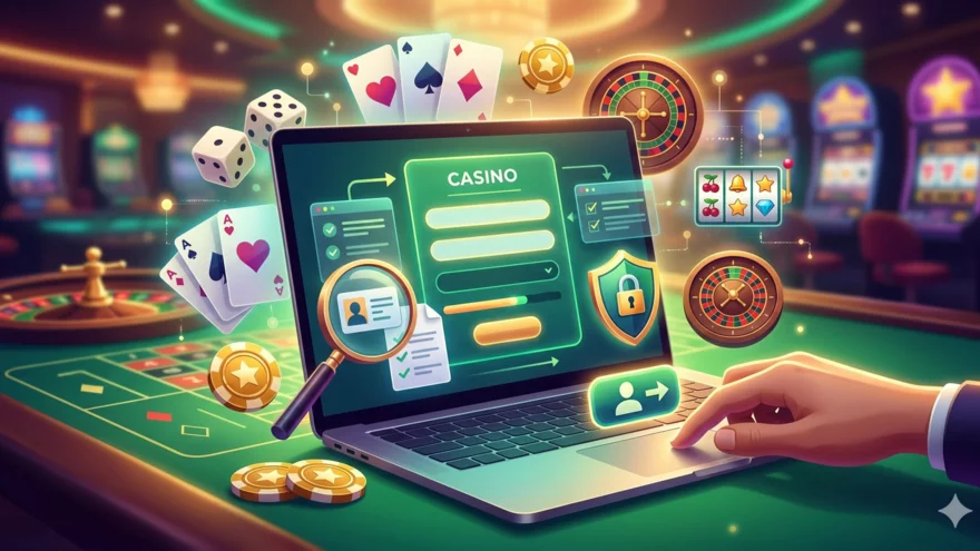Registrace v online casinu: jak probíhá a na co si dát pozor