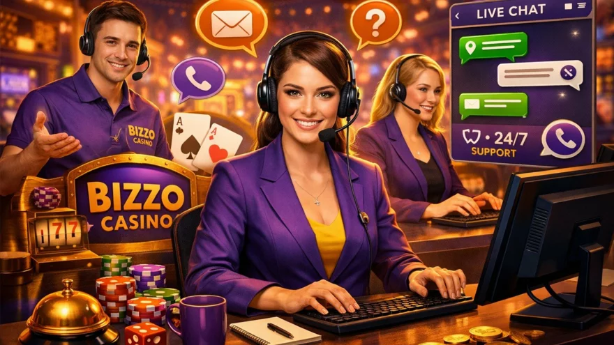 Zákaznická podpora Bizzo Casino