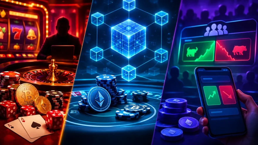 Crypto casino vs. on-chain casino vs. GambleFi – hlavní rozdíly