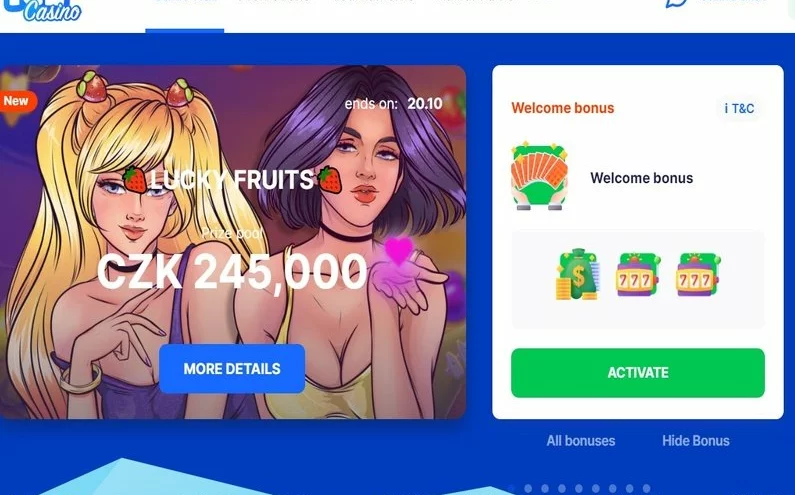 Ice Casino recenze ☑️ | 120% do výše 7 500 Kč + 120 FS🔥