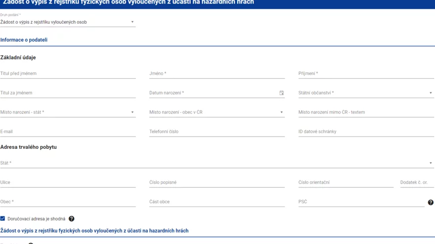 Co je to hazardní rejstřík a kde ho najdu?