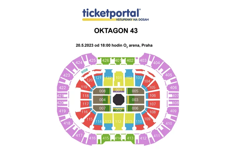 Oktagon 43 [vstupenky]