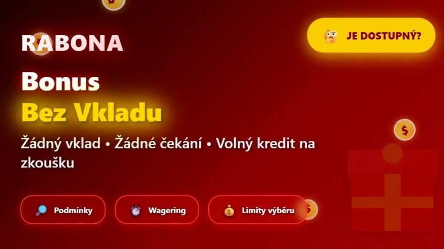 Rabona bonus bez vkladu: Je dostupný? Jaké má podmínky?