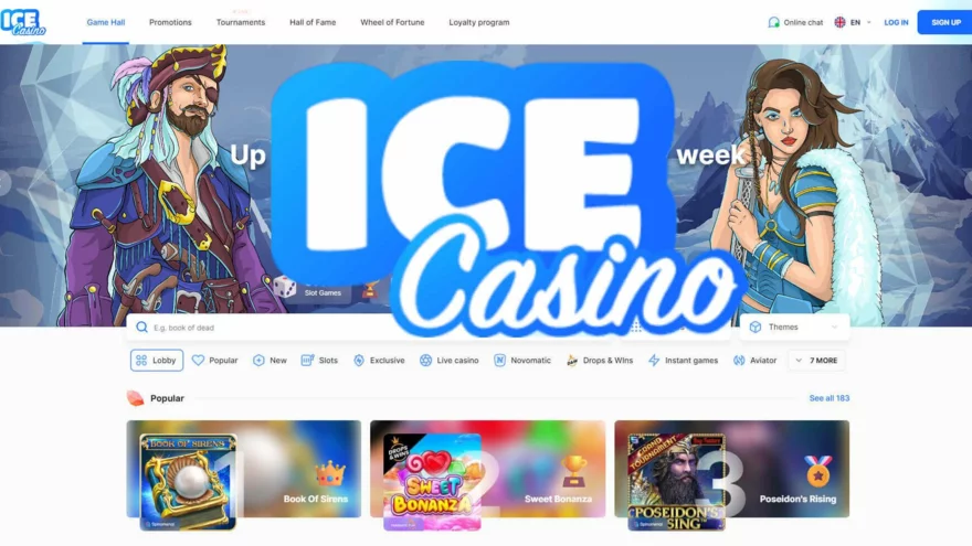 Ice Casino bonusy - získejte konečně přehled!
