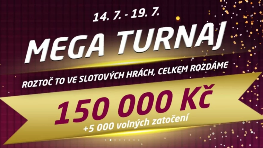 Červencový MEGA turnaj o 150 000 Kč a 5 000 volných zatočení v SynotTIPU startuje právě dnes!
