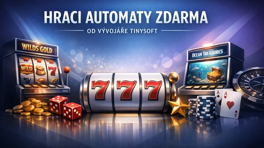 Hraci automaty zdarma od vývojáře Tinysoft