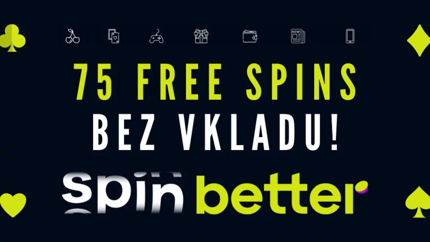 Spinbetter VIP bonus 75 Free spins bez vkladu!