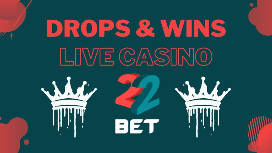 Drops & Wins v casinu 22Bet: Vyhrajte podíl z 500 000 € každý den!