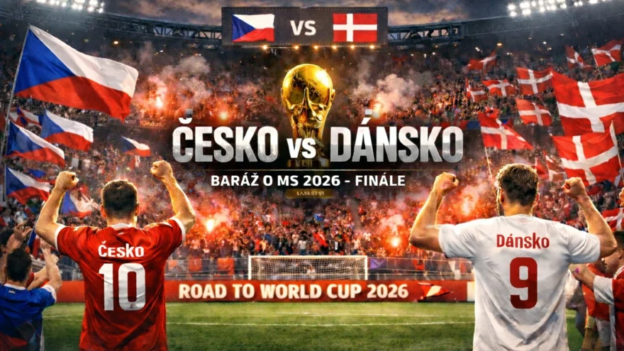 Česko–Dánsko 2:2 (3:1 pen.) – historický postup na MS 2026