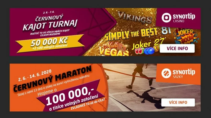 Dnes začínají dvě velké promoakce v SynotTIPU