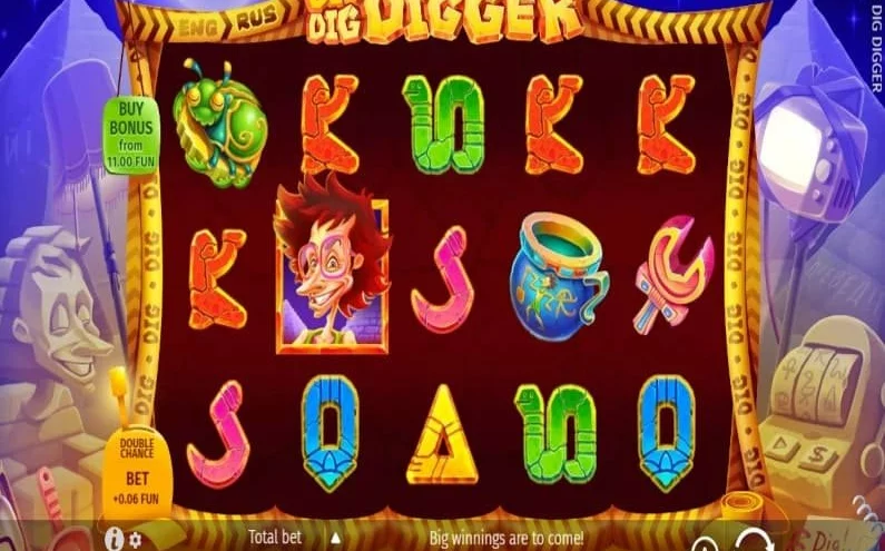 🏜️Dig Dig Digger: online výherní automat na 22Bet🏜️