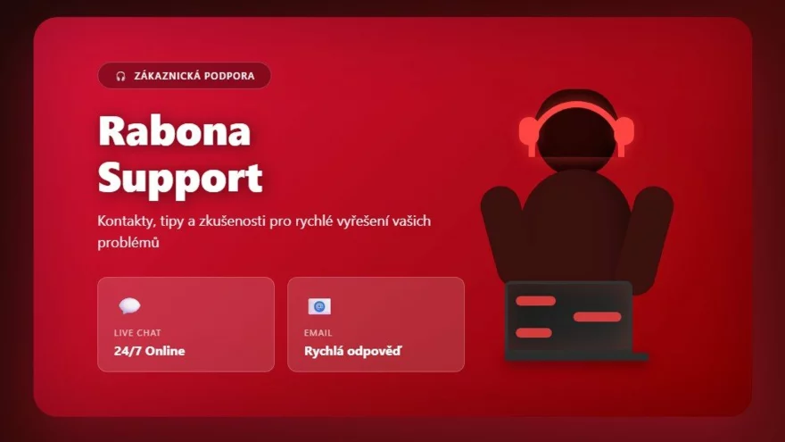 Zákaznická podpora Rabona pod lupou! 🔎 Jak na rychlé ověření a výplaty? ✅